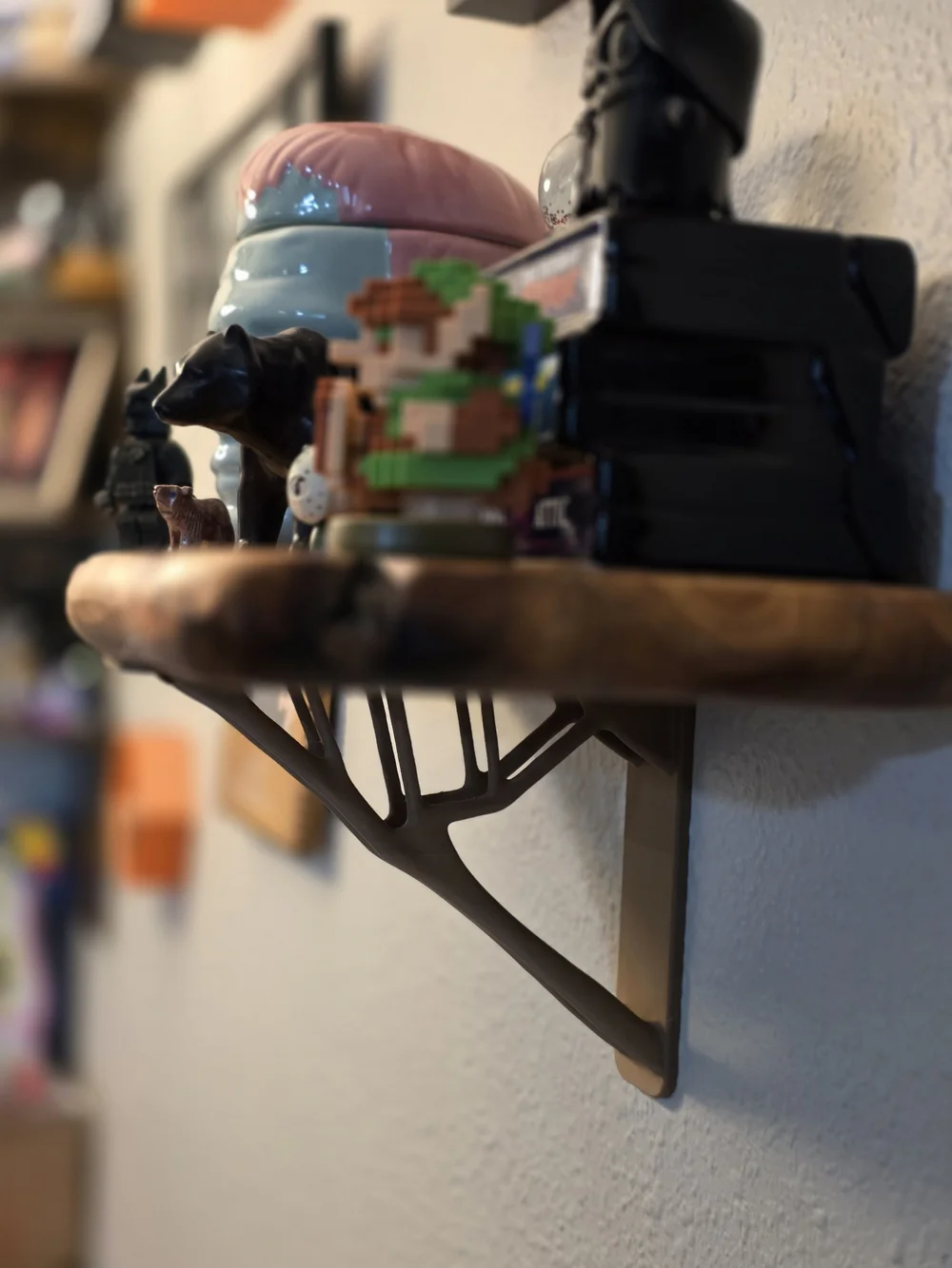 Tree-Branch Wood-like Bracket Shelf SUPPORT